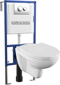 

Унитаз подвесной Vitra Eccellenza Tecnica 6855B099-1777+803-003-709+152.4.501.8088+152.7.312