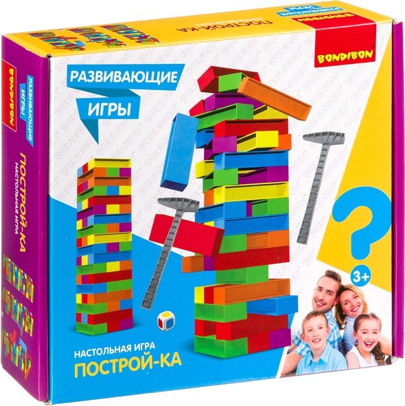 

Настольная игра Bondibon Построй-ка 54 блока ВВ4152