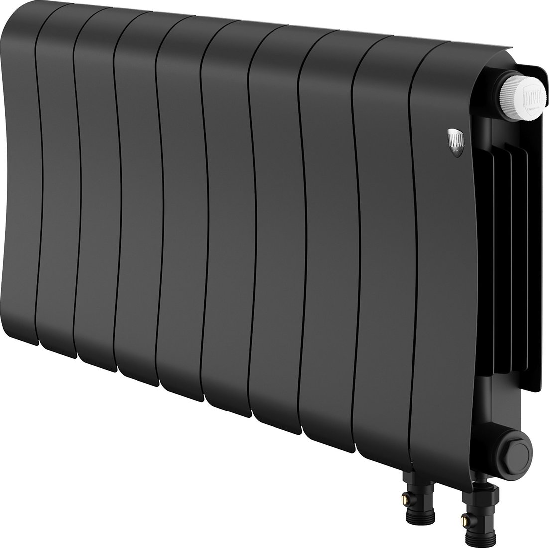 Биметаллический радиатор Royal Thermo Infinity 300 Noir Sable VR80 - 10 секций