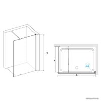Душевая стенка RGW WA-02 41100212-51 120 (хром/шиншилла стекло)