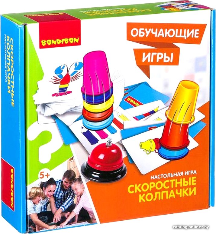 Настольная игра Bondibon Скоростные колпачки
