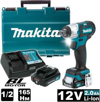 Makita TW161DWAE (с 2-мя АКБ, кейс)