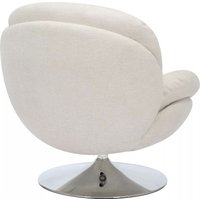 Интерьерное кресло Signal Brigitte Brego 22 (светло-бежевый/хром)