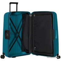 Чемодан-спиннер Samsonite S'Cure Petrol Blue 55 см