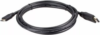 Кабель VCOM CG583-1.8M HDMI - miniHDMI (1.8 м, черный)
