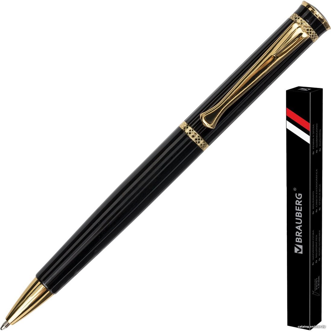 Ручка шариковая BRAUBERG Perfect black 141416