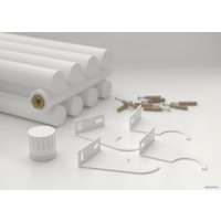 Стальной трубчатый радиатор Сунержа Эстет-11 EU50 500х945 21 секция (матовый белый)