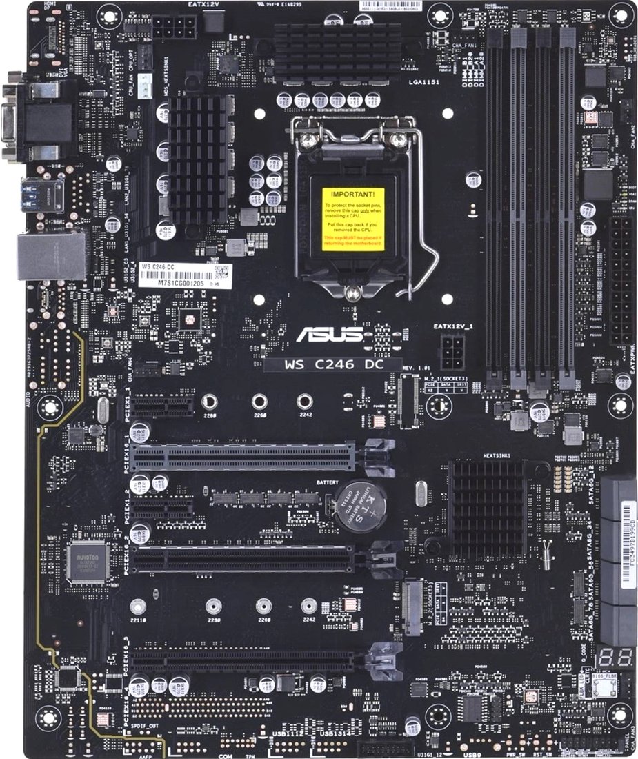 

Материнская плата ASUS WS C246 DC