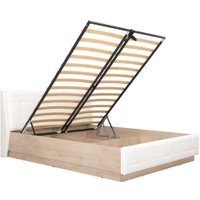 Кровать Mobi Муссон 11.28 (дуб эндгрейн элегантный/марвел вайт)