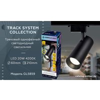 Трековый светильник Ambrella light Track System GL5859 BK