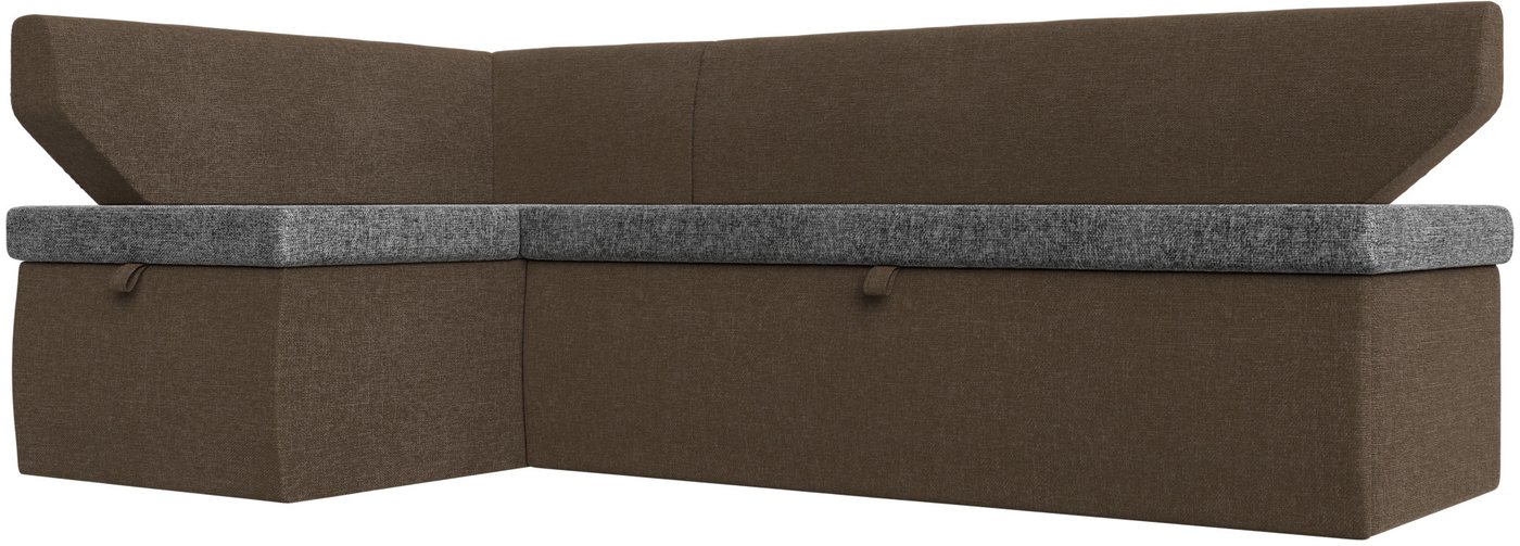 

Угловой диван Лига диванов Омура 338 левый (рогожка серый/коричневый)