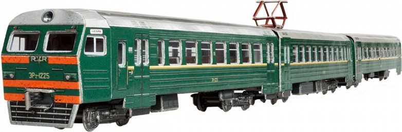 

Сборная модель Умная Бумага Электричка ЭР-2 4627081557184