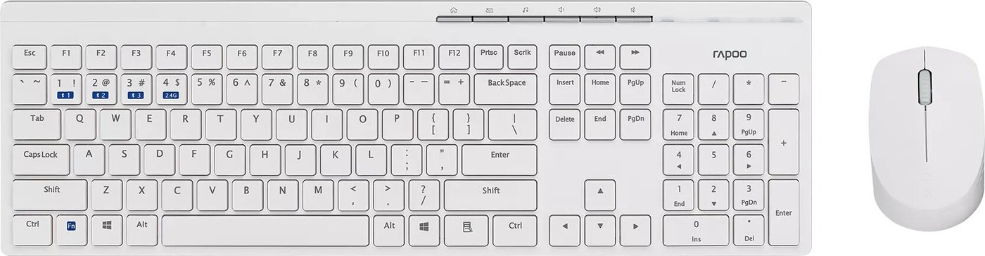 

Офисный набор Rapoo 8110M (белый)