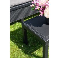 Набор садовой мебели Ipae Progarden JUN06CAN (антрацит)