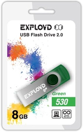 

USB Flash Exployd 530 8GB (зеленый)