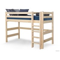 Кровать-чердак Мебельград Соня вариант 5 (массив сосны прозрачный лак)