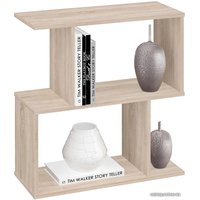 Стеллаж Polini Kids Home Smart Фигурный 2 секции 0002270.68 (дуб)