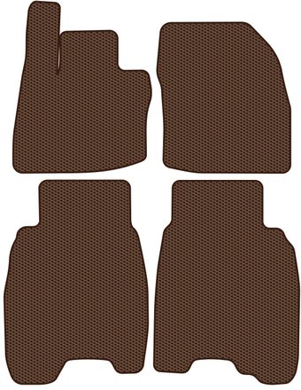 Комплект ковриков для авто Alicosta Honda Civic VIII (хэтчбек 5 дв / FK2, FN1 (5 дв.)) 2005 - 2012 (коричневый, сота)