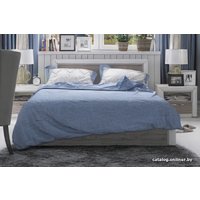 Кровать Anrex Olivia 160x200 с ПМ (вудлайн кремовый/дуб анкона)