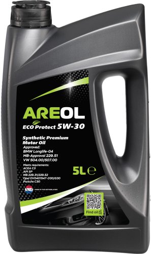 Моторное масло Areol ECO Protect 5W-30 5л