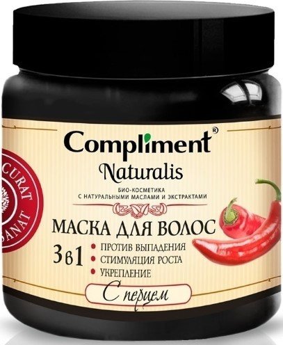 

Маска Compliment Naturalis с перцем 3 в 1 500 мл