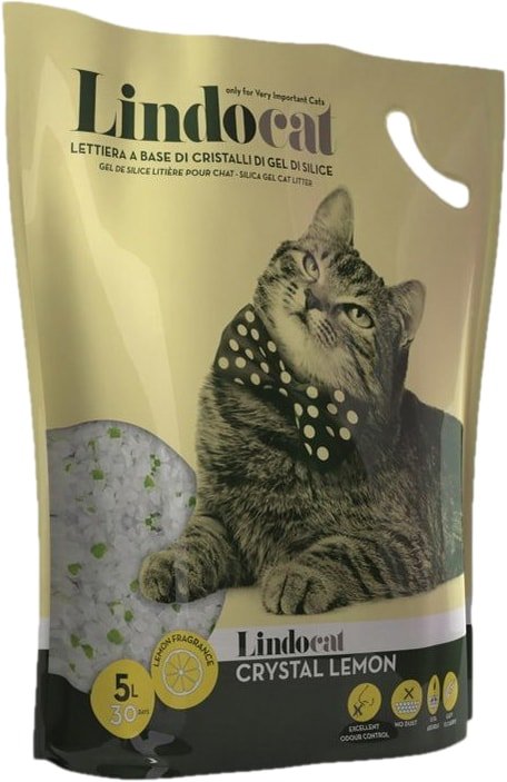 

Наполнитель для туалета LindoCat Crystal Lemon 5 л