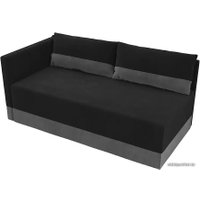 Тахта Лига диванов Никас 105197 (левый, черный/серый)