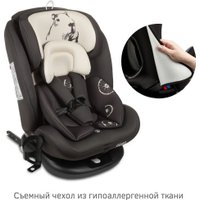 Детское автокресло Siger Престиж Isofix Lux KRES4060 (капибара)