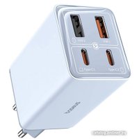 Сетевое зарядное Baseus GaN6 Pro Fast Charger 2C+2U 65W P10162701313-00 (голубой)