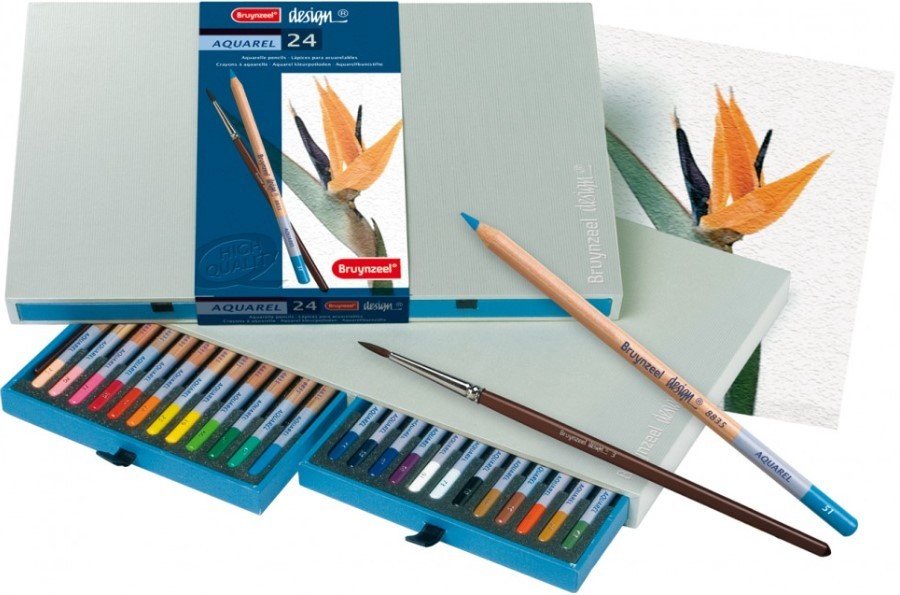 

Набор акварельных карандашей Bruynzeel Design Aquarel Box 8835H24 (24 цв)