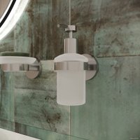 Набор аксессуаров для ванной Wellsee Finishing Touch 182511002 (мыльница, стакан для зубных щеток, дозатор для жидкого мыла, крючок 2 шт, хром)