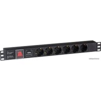 Блок розеток ExeGate ServerPro PDU-19H607 Al-6S-C14-SW-SPD1