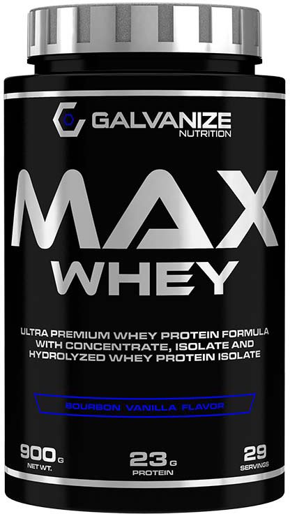 

Протеин сывороточный (концентрат) Galvanize Max Whey (ваниль, 900г)