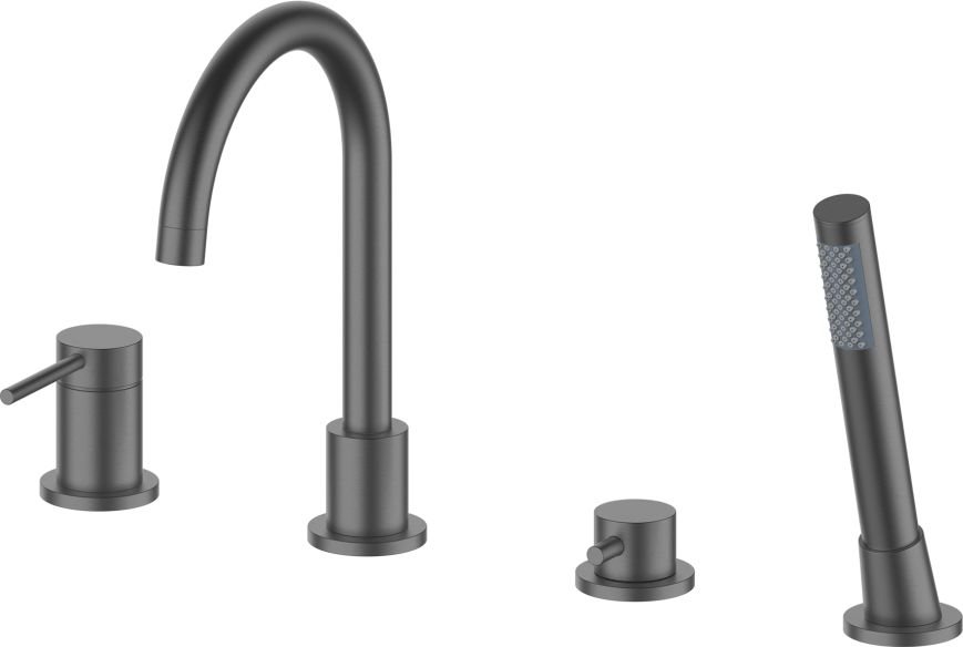 

Смеситель Oliveeka 669017 (оружейная сталь)