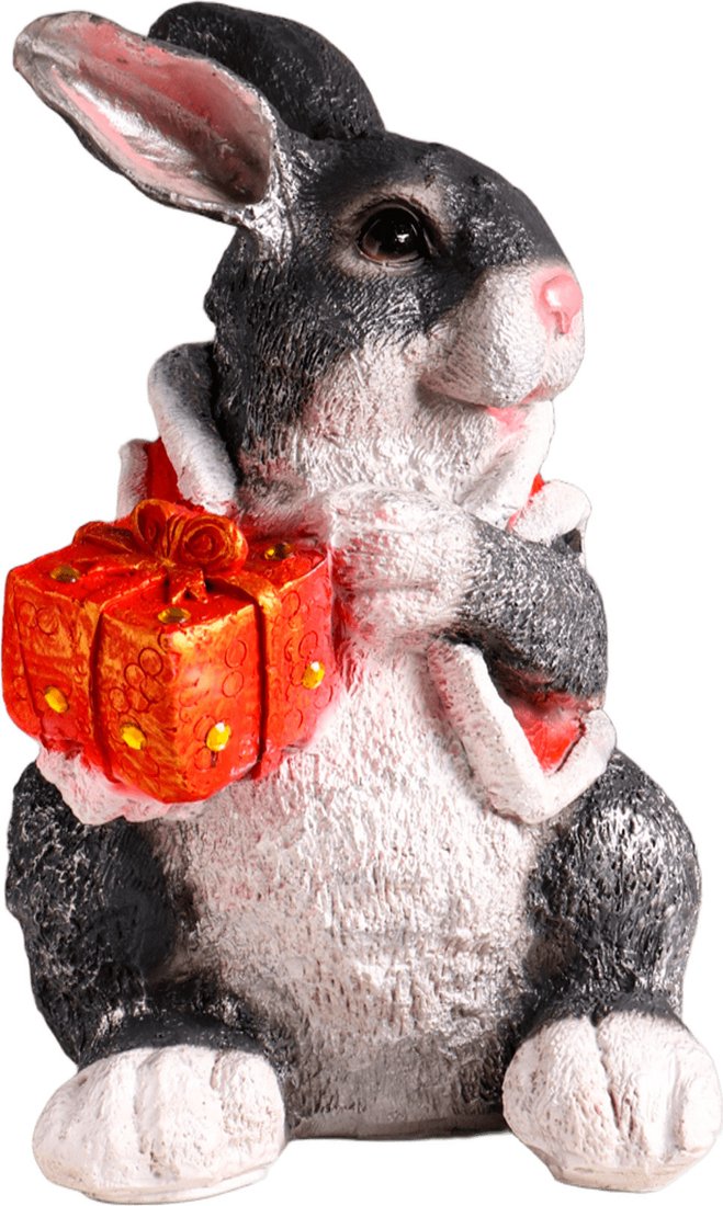 Статуэтка Хорошие сувениры Зайка с подарком 10900893