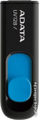 USB Flash ADATA DashDrive UV128 32GB (черный/синий)