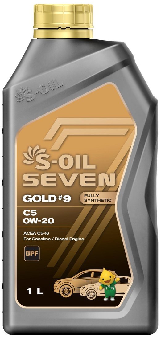 Моторное масло S-OIL S-OIL 7 GOLD #9 C5 0W-20 1л