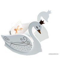 Стульчик для кукол Leader Toys Shining Crown для кормления Изящный лебедь 72220 (белый)