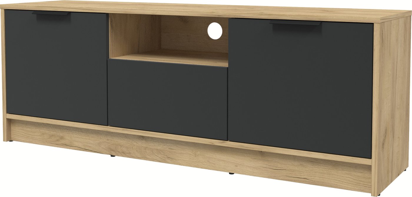 

Тумба Интерлиния ТВ Концепт КТ-ТВ3-50 (антрацит/дуб золотой)