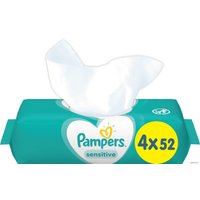 Влажные салфетки Pampers Sensitive (4x52 шт)