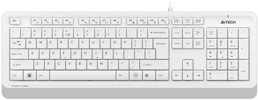 

Клавиатура A4Tech Fstyler FK10 (белый/серый)