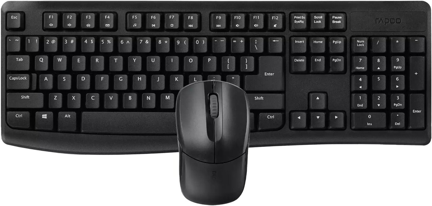 Офисный набор Rapoo X1800Pro (черный)