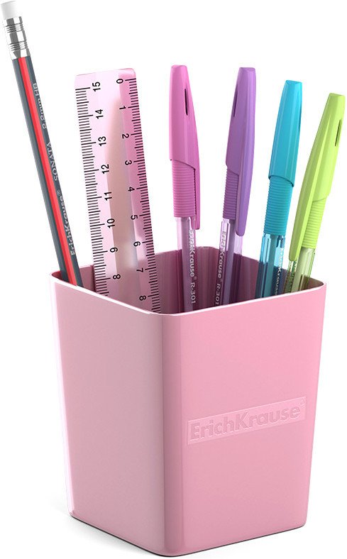 

Настольный набор Erich Krause Base Candy 55710 розовый (18 предм)