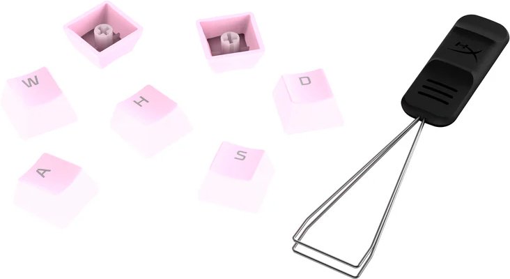 

Набор кейкапов HyperX Full Key Set Keycaps PBT (розовый, без кириллицы)