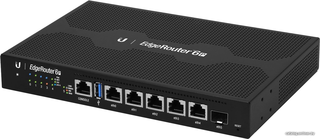 Управляемый коммутатор 3-го уровня Ubiquiti EdgeRouter 6P