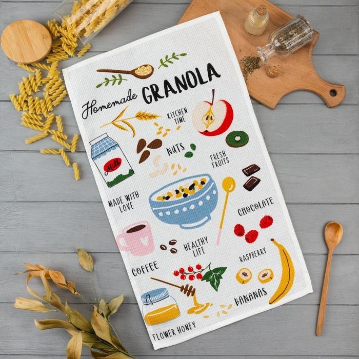 

Полотенце Доляна Granola 5423145 (белый)