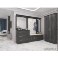 Шкаф распашной Боринское Мебель В прихожую (венге)