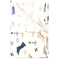 1.5-спальный комплект постельного белья Amarobaby Time To Sleep Little Dino AMARO-3403-LD (бежевый/синий)