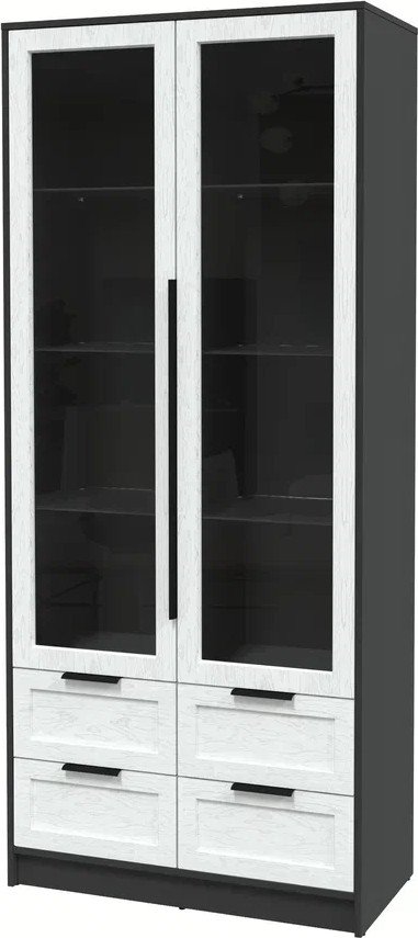 

Шкаф-витрина Интерлиния Концепт Тренд КТ-ШВ2 (антрацит/дуб полярный)