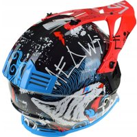 Мотошлем LS2 MX437 Fast 2 Mini Starmaw (S, черный)